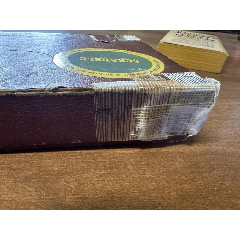 Vintage Scrabble Game Selchow & Righter Early Edition AS-IS - Picture 8 of 10